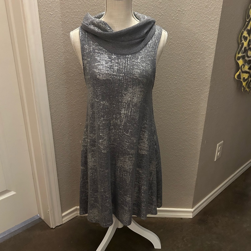 Shimmery Silver Dress